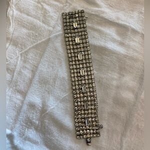 Vintage Weiss 1940’s Rhinestone Bracelet EUC